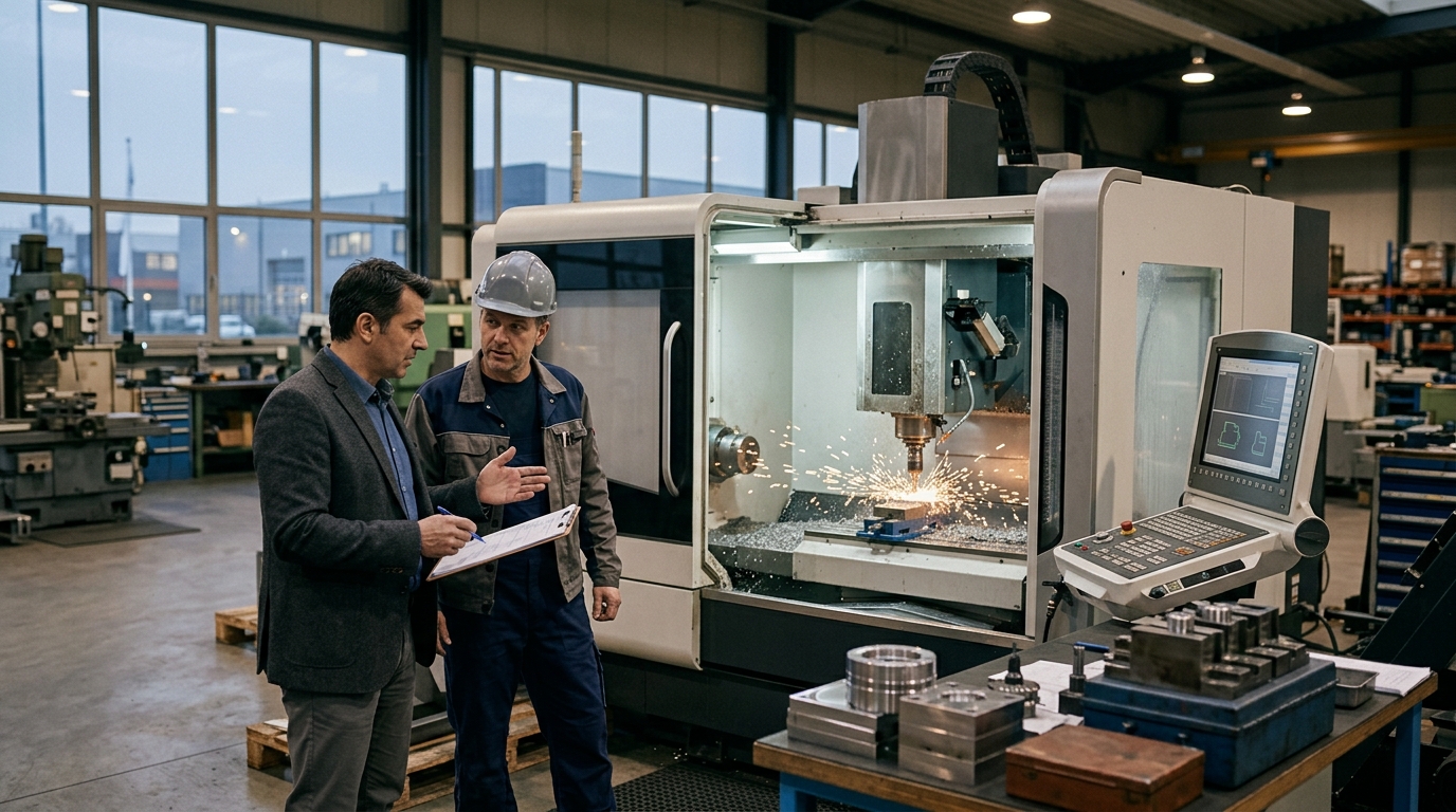 Illustration: CNC Machine Leasing vs. Buying: A 2026 Business Decision Guide