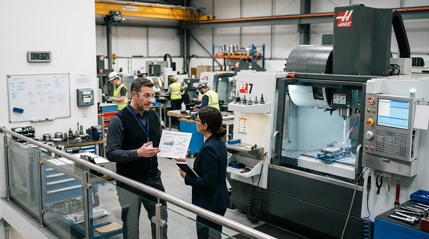 Illustration: Lease vs. Buy: Choosing the Best Path for Your CNC Machine in 2026