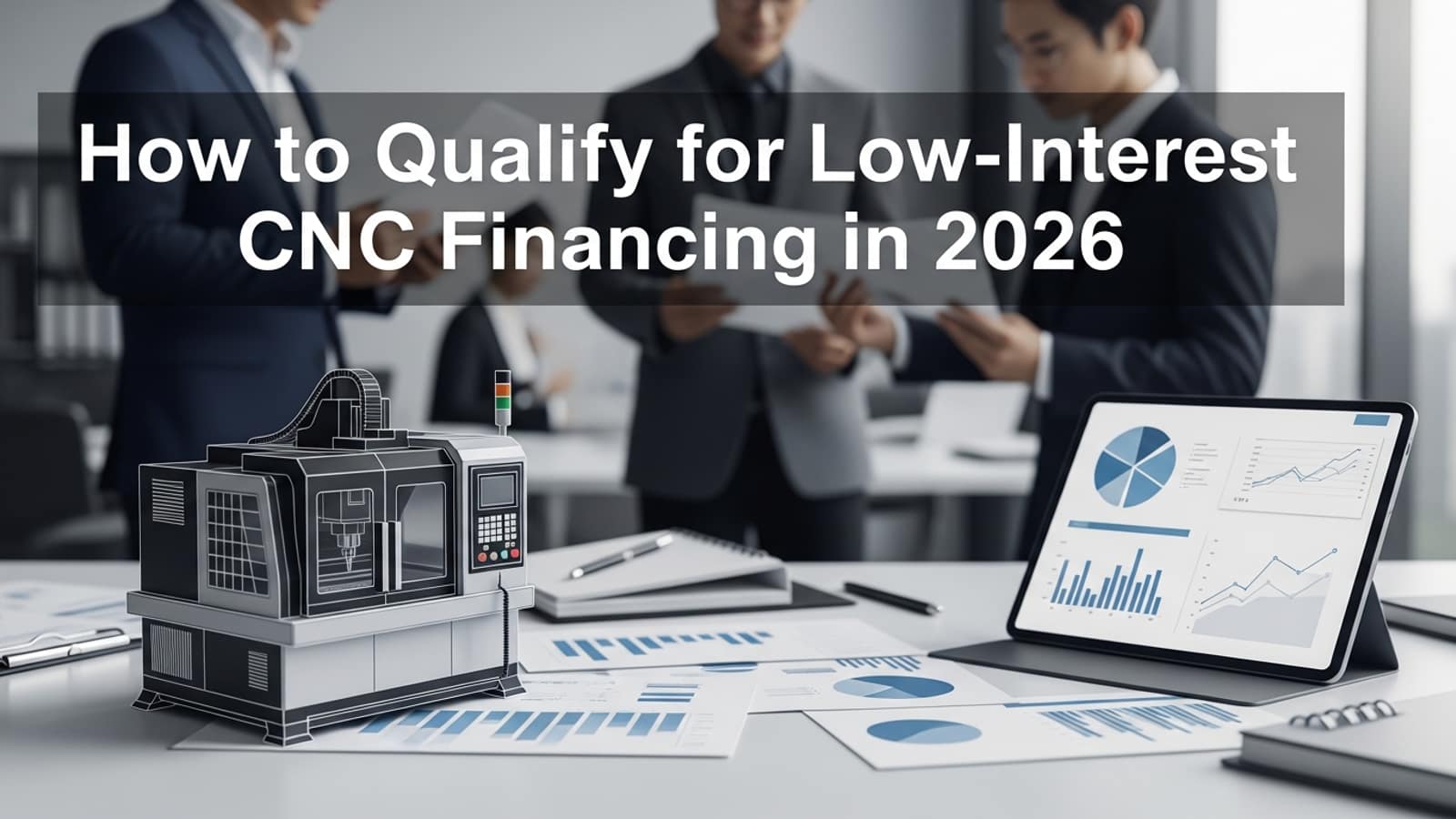 Illustration: How to Qualify for Low-Interest CNC Financing in 2026