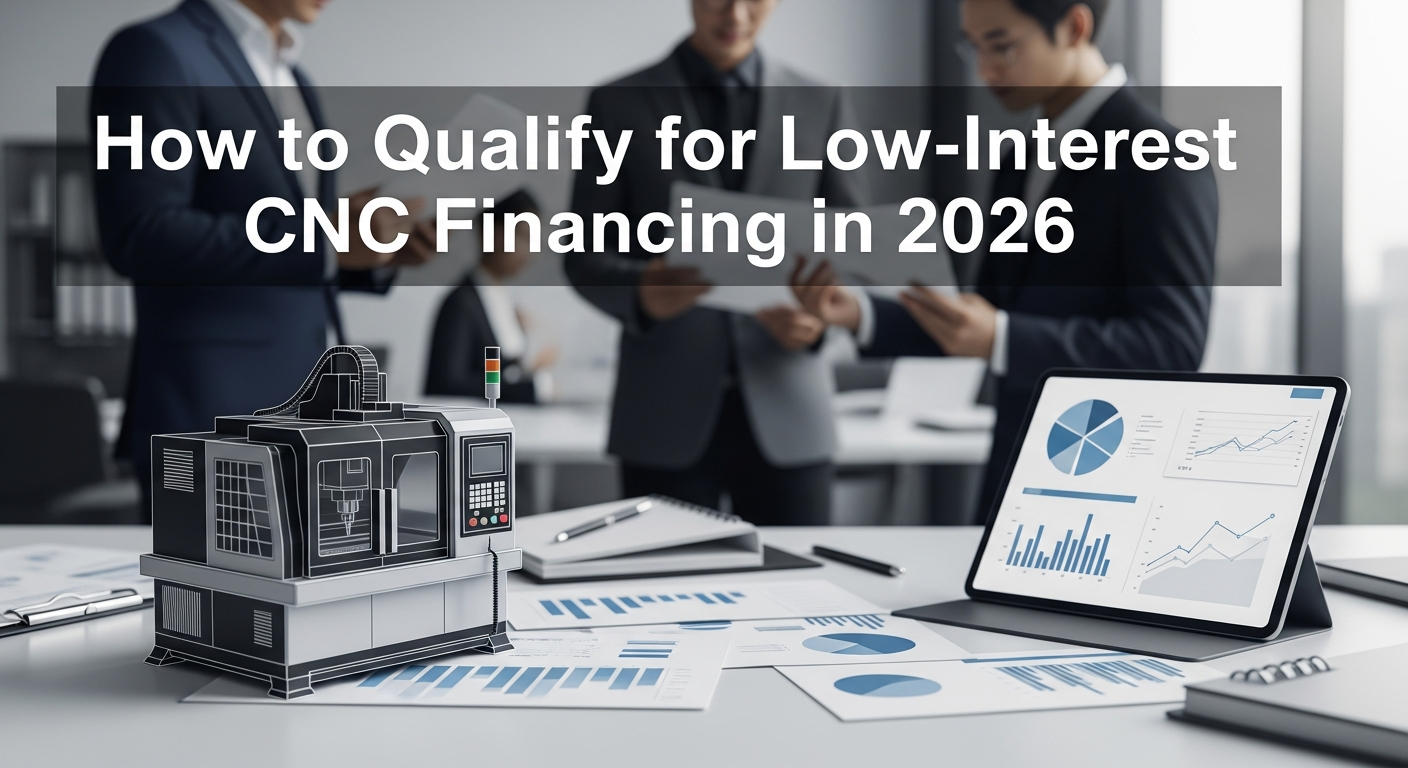 Illustration: How to Qualify for Low-Interest CNC Financing in 2026