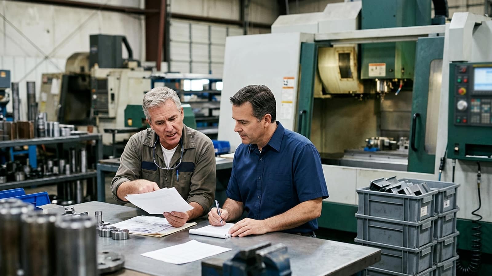 Illustration: Debt Consolidation to Streamline Machine Shop Cash Flow